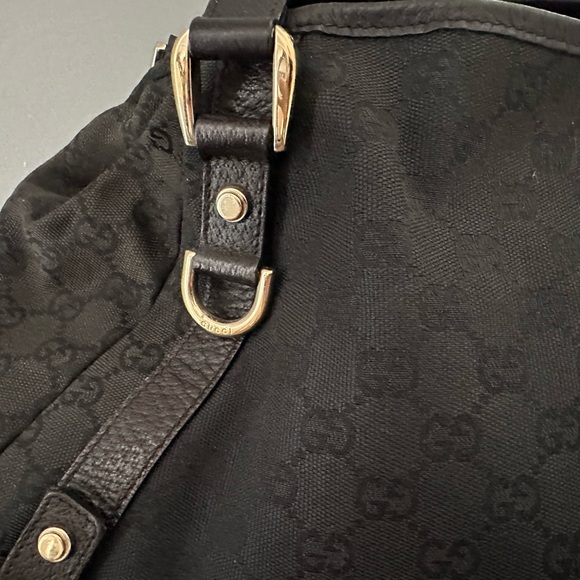Gucci Black Monogram Shoulder Bag - Picture 5 of 10